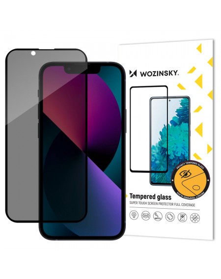 Wozinsky Privacy Glass Tempered Glass for iPhone 13/13 Pro with Anti Spy Privatizing Filter