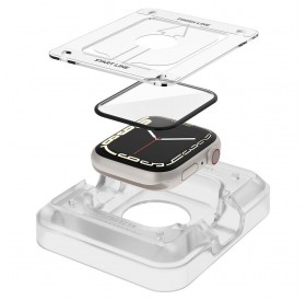 HYBRID GLASS Spigen PROFLEX ”EZ FIT” 2-PACK Apple Watch 7 / 8 (41 MM)