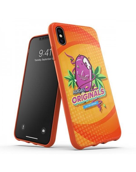 Adidas Moulded Case BODEGA iPhone Xs Max pomarańczowy/orange 34954