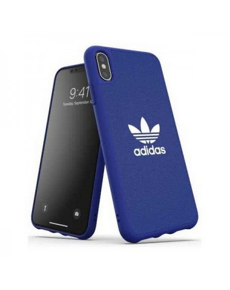 Adidas Moulded Case CANVAS iPhone Xs Max niebieski/blue 34960