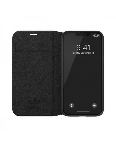 Adidas OR Booklet Case BASIC iPhone 12 Mini 5.4" czarno biały/black white 42226