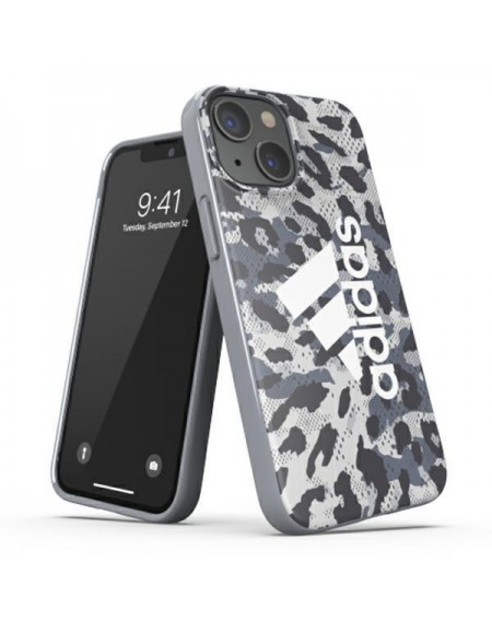 Adidas OR Snap Case Leopard iPhone 13 mini 5,4" szary/grey 47256
