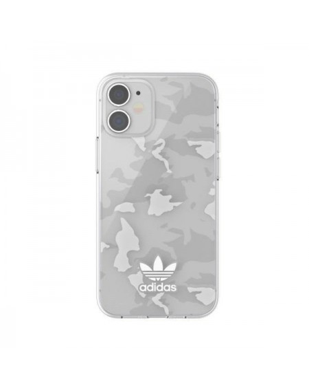 Adidas OR SnapCase Camo iPhone 12 mini przezroczysty/biały 43704