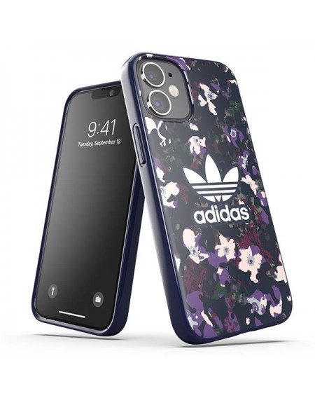 Adidas OR SnapCase Graphic iPhone 12 Min i 5.4" liliowy/lilac 42375