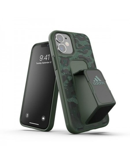 Adidas SP Grip Case Leopard iPhone 12 Mini green/zielony 43719