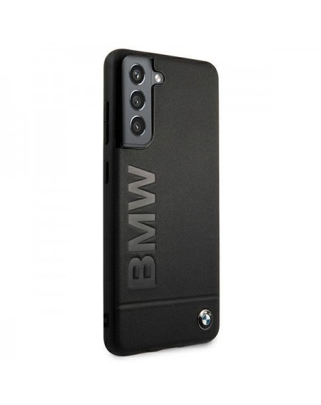 Etui BMW BMHCS21FESLLBK G990 S21 FE czarny/black hardcase Signature Logo Imprint
