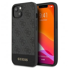 Guess GUHCP13SG4GLGR iPhone 13 mini 5,4" szary/grey hardcase 4G Stripe Collection