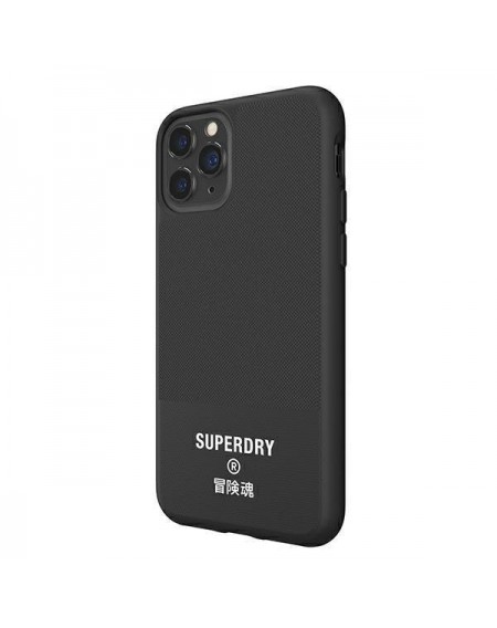 SuperDry Moulded Canvas iPhone 11 Pro Ma x Case czarny/black 41550