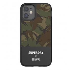 SuperDry Moulded Canvas iPhone 12 mini Case moro/camo 42587