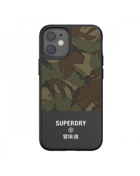 SuperDry Moulded Canvas iPhone 12 mini Case moro/camo 42587