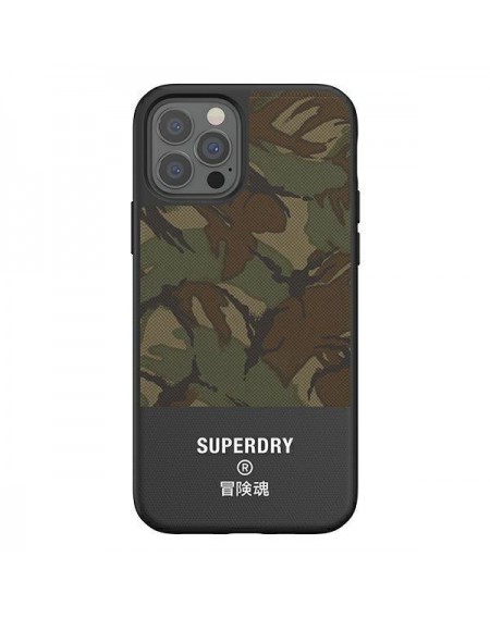 SuperDry Moulded Canvas iPhone 12/12 Pro Case moro/camo 42588