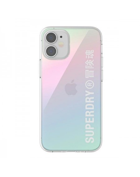 SuperDry Snap iPhone 12 mini Clear Case Gradient 42598