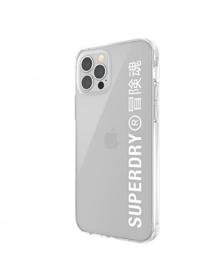 SuperDry Snap iPhone 12 Pro Max Clear Ca se biały/white 42597