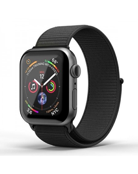 SuperDry Watchband Apple Watch 38/40/41 mm Nylon Weave czarny/black 41673