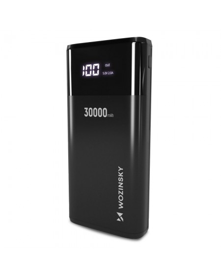 Wozinsky powerbank 30000mAh Li-Ion 4 x USB with LCD display 2 A white (WPB-001WE)