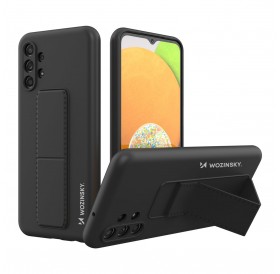 Wozinsky Kickstand Case Silicone Stand Cover for Samsung Galaxy A13 5G Black