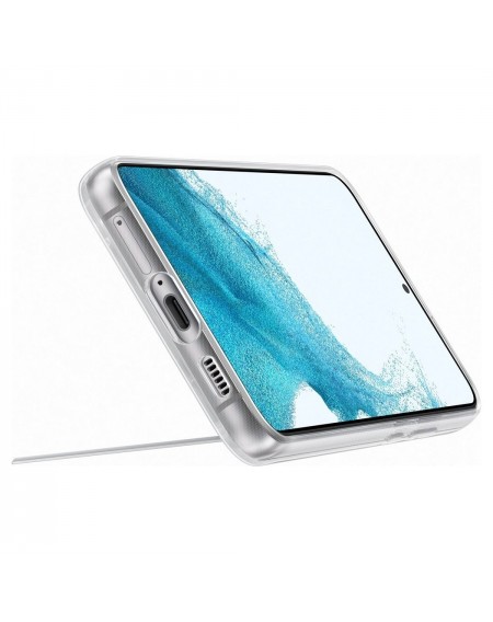 Samsung Standing Cover Hard case with Stand for Samsung Galaxy S22 + (S22 Plus) transparent (EF-JS906CTEGWW)