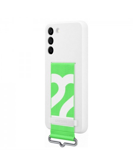 Samsung Silicone Cover Rubber Silicone Cover Case for Samsung Galaxy S22 + (S22 Plus) white (EF-GS906TWEGWW)