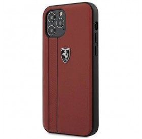 Ferrari FEODIHCP12MRE iPhone 12/12 Pro 6,1" czerwony/red hardcase Off Track Stripes