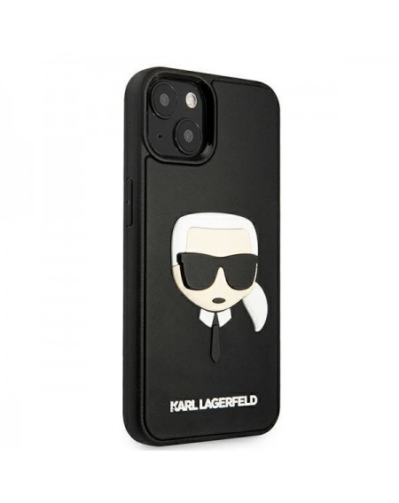 Karl Lagerfeld KLHCP13SKH3DBK iPhone 13 mini 5,4" czarny/black hardcase 3D Rubber Karl`s Head