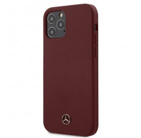 Mercedes MEHCP12MSILRE iPhone 12/12 Pro 6,1" czerwony/red hardcase Silicone Line