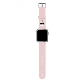 Karl Lagerfeld Pasek KLAWMSLKP Apple Watch 38/40/41mm różowy/pink strap Silicone Karl Heads
