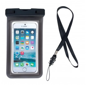 Waterproof pouch phone bag for swimming pool black