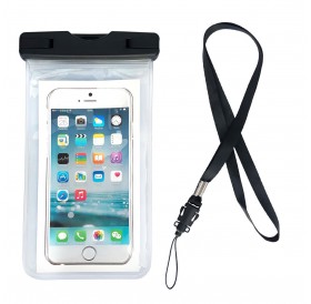 Waterproof pouch phone bag for swimming pool transparent