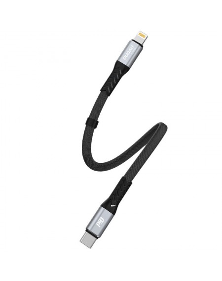 Dudao L10P cable USB Type C - Lightning PD20W 0.23m black (L10P)