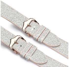 Dux Ducis Strap Watch 7 Band 7/6/5/4/3/2 / SE (41/40 / 38mm) Wristband Bracelet Bracelet White (Sparkle Version)