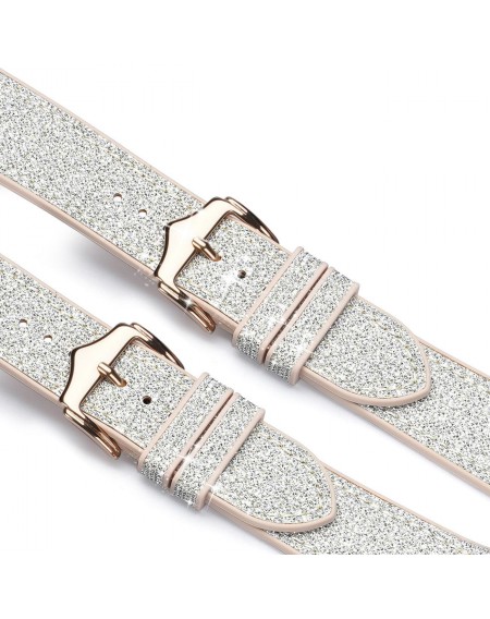 Dux Ducis Strap Watch 7 Band 7/6/5/4/3/2 / SE (41/40 / 38mm) Wristband Bracelet Bracelet White (Sparkle Version)