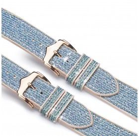 Dux Ducis Strap Watch 7 Band 7/6/5/4/3/2 / SE (41/40 / 38mm) Wristband Bracelet Bracelet Blue (Sparkle Version)