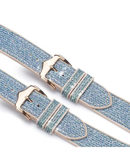 Dux Ducis Strap Watch 7 Band 7/6/5/4/3/2 / SE (41/40 / 38mm) Wristband Bracelet Bracelet Blue (Sparkle Version)