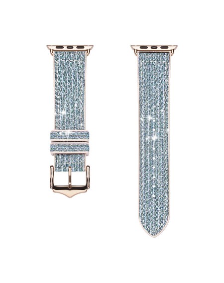 Dux Ducis Strap Watch 7 Band 7/6/5/4/3/2 / SE (45/44 / 42mm) Wristband Bracelet Bracelet Blue (Sparkle Version)
