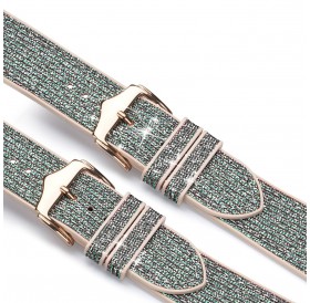 Dux Ducis Strap Watch 7 Band 7/6/5/4/3/2 / SE (45/44 / 42mm) Wristband Bracelet Bracelet Green (Sparkle Version)