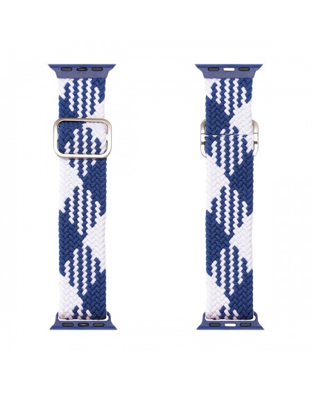 Dux Ducis Strap Watch 7 Band 7/6/5/4/3/2 / SE (41/40 / 38mm) Wristband Bracelet Bracelet Blue / White (Mixture Version)