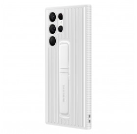 Samsung Protective Standing Cover Armor Case with Double Stand for Samsung Galaxy S22 Ultra White (EF-RS908CWEGWW)