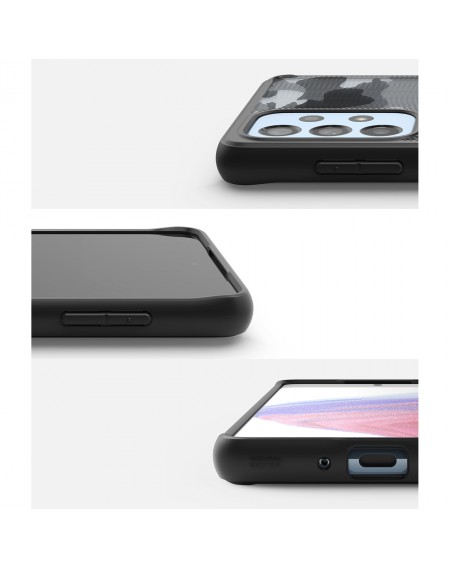 Ringke Fusion Matte TPU case with Samsung Galaxy A53 5G gel frame black ()