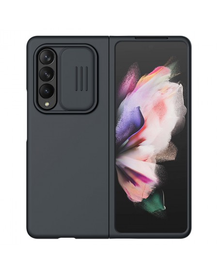 Nillkin CamShield Silky Silicone Case cover with camera cover for Samsung Galaxy Z Fold 3 black