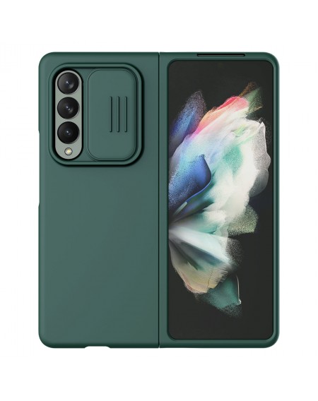 Nillkin CamShield Silky Silicone Case cover with camera cover for Samsung Galaxy Z Fold 3 green