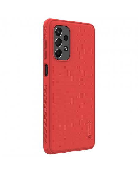 Nillkin Super Frosted Shield Pro durable cover for Samsung Galaxy A73 red