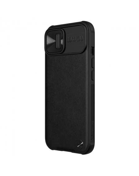 Nillkin CamShield Leather Case for iPhone 13 Camera cover black