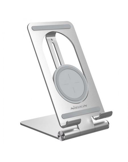 Nillkin PowerHold tablet stand with 15W Qi wireless charger silver (NKT01)