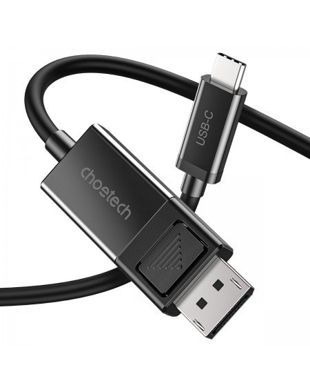 Choetech DisplayPort bidirectional cable - USB Type C 1.8m black (XCP-1803)