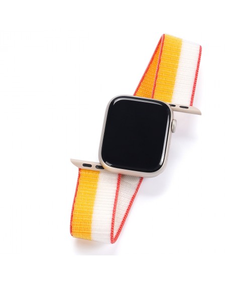 Dux Ducis Strap Watch Band Ultra / 8/7/6/5/4/3/2 / SE (49/45/44 / 42mm) Wristband Bracelet Bracelet White (Sport Version)