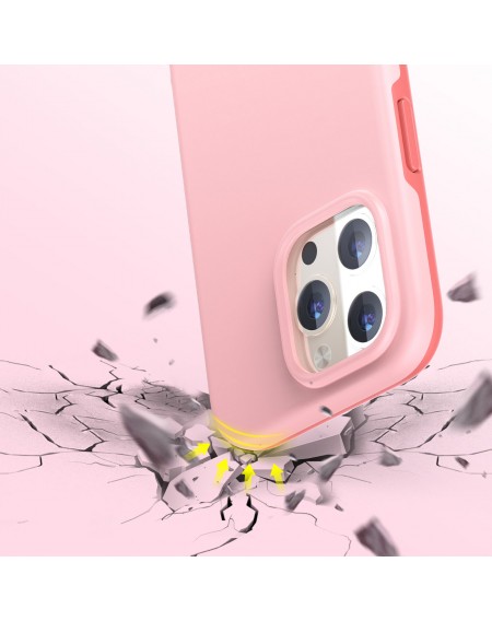 Choetech MFM Anti-drop case Made For MagSafe for iPhone 13 Pro Max pink (PC0114-MFM-PK)