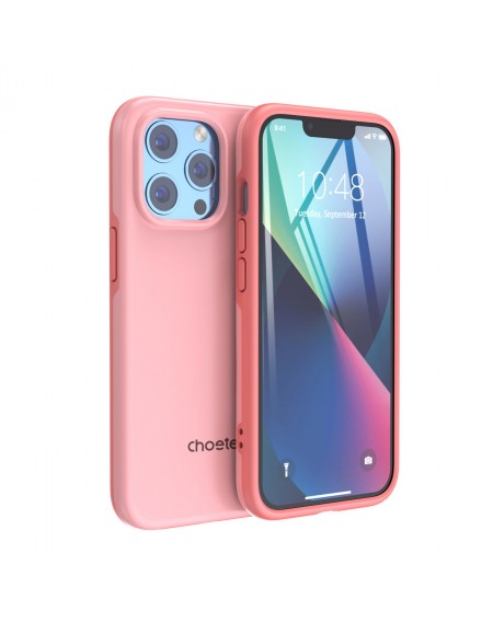 Choetech MFM Anti-drop case Made For MagSafe for iPhone 13 Pro Max pink (PC0114-MFM-PK)