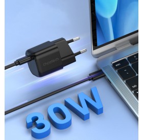 Choetech GaN USB charger Type C PD 30W black (PD5007)