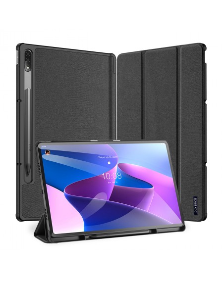 Dux Ducis Domo foldable cover tablet case with Smart Sleep function Lenovo Tab P12 Pro black
