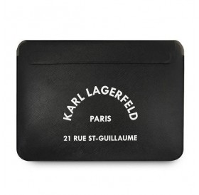 Karl Lagerfeld Sleeve KLCS16RSGSFBK 16" czarny/black Saffiano RSG